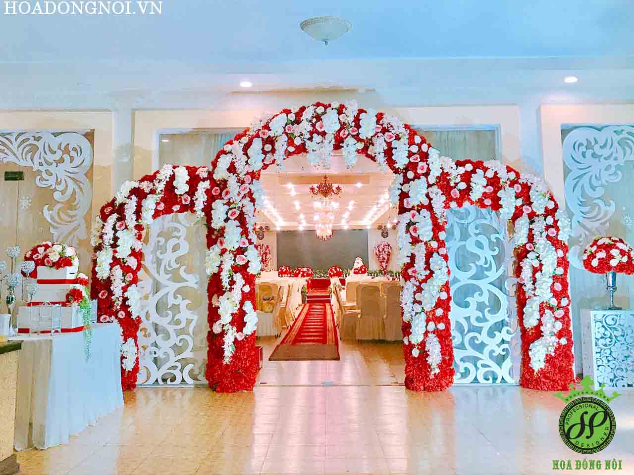 Hoa Trang Trí Tiệc Cưới Hoa Động Nội 003