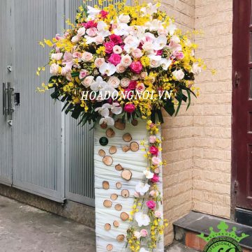 Hoa Kệ Chúc Mừng Khai Trương Hoa Đồng Nội 080